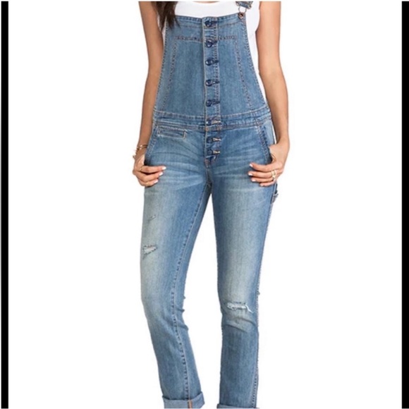 Free People Denim - Free People Overalls